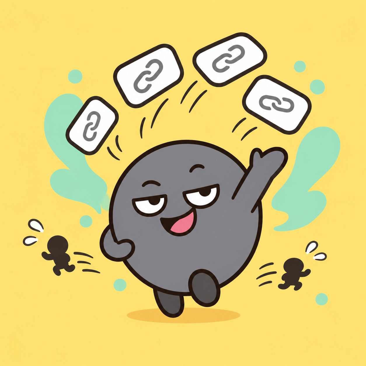 맥락 없는 유튜브 링크 투척, 클릭률 0
