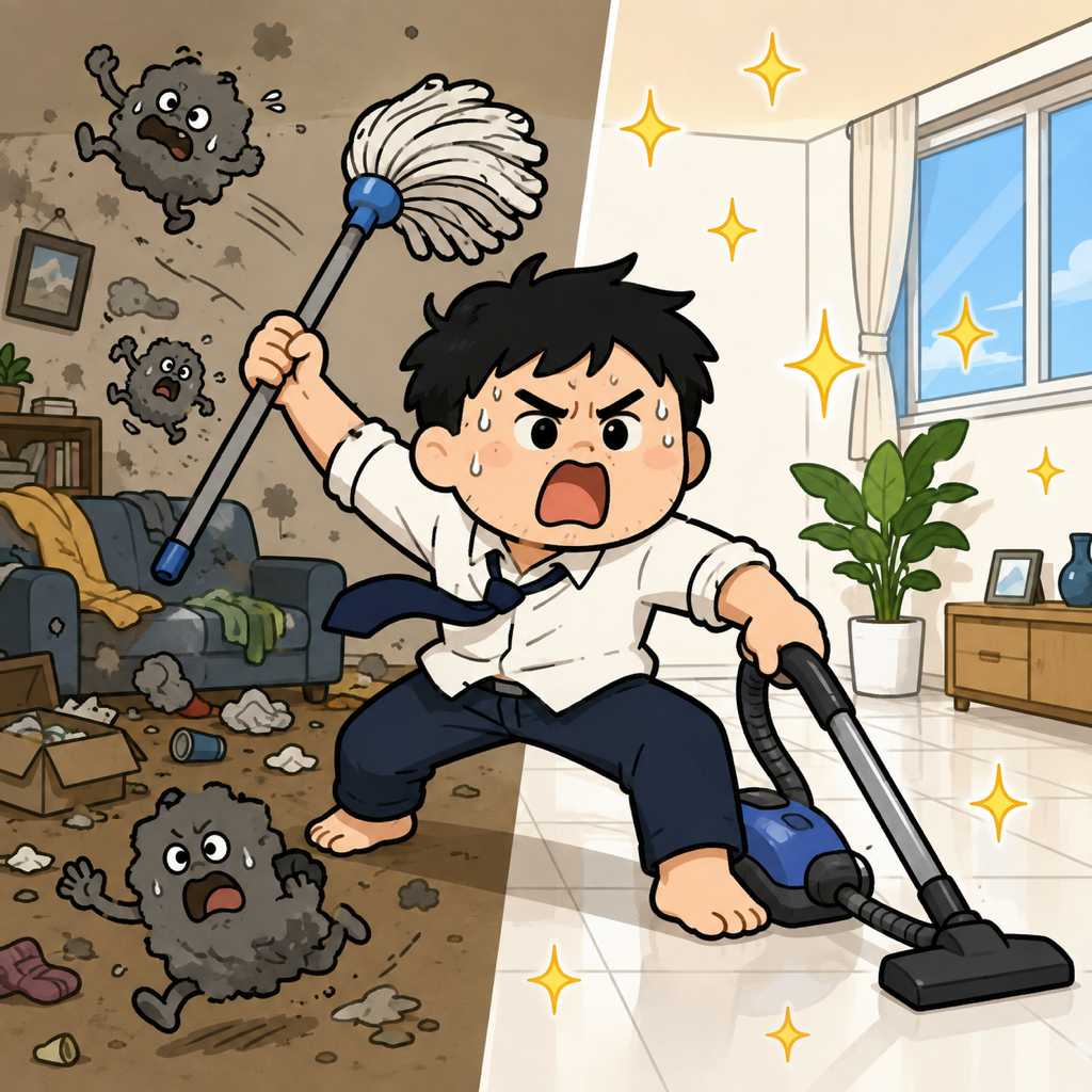 스트레스 받으면 집이 깨끗해지는 사람